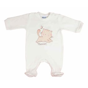 Biopamut hosszú ujjú rugdalózó