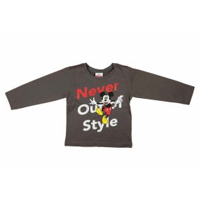 Hosszú ujjú kisfiú póló Mickey egér mintával