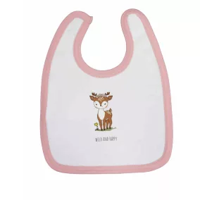 Tépőzáras előke állatos mintával