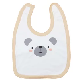 Tépőzáras előke állatos mintával