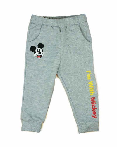 Kisfiú szabadidő nadrág Mickey egér mintával