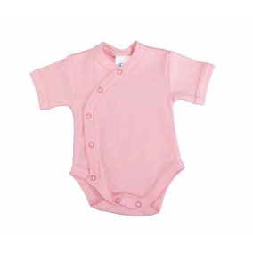 Rövid ujjú elöl patentos baba body