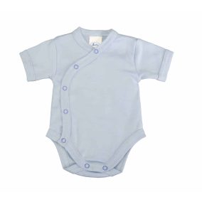 Rövid ujjú elöl patentos baba body