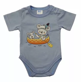 Rövid ujjú baba body cuki Kenus mintával