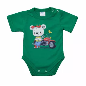 Rövid ujjú baba body cuki Motoros mintával