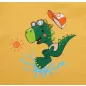   Rövid ujjú kisfiú napozó pamut anyagból Dinoszaurusz mintával