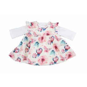 2 részes kislány szett Virágos mintával