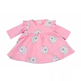 2 részes kislány szett Kutyusos mintával