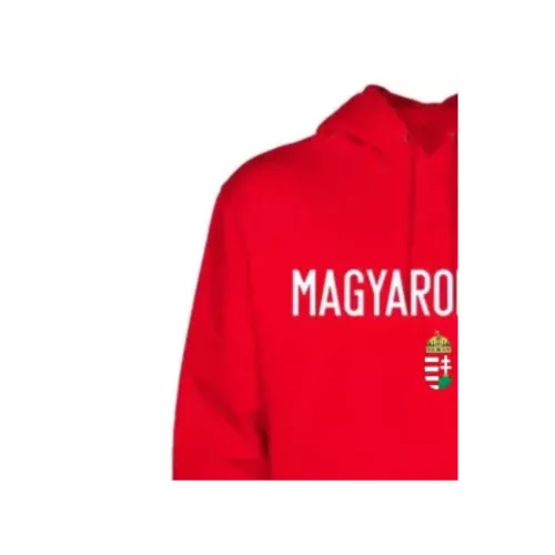 Magyarország pulóver felnőtt kapucnis piros