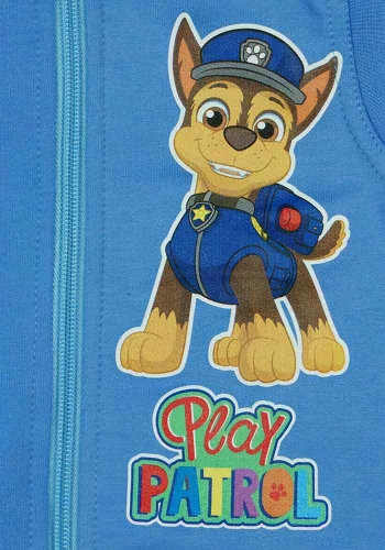 Belül bolyhos  fiú mellény Mancs őrjárat mintával