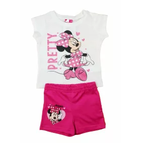 2 részes nyári szett csillogós Minnie mintával