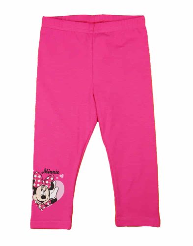 Kislány leggings Minnie egér mintával pink színben