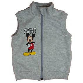 Vékony pamut kisfiú mellény Mickey egér mintával