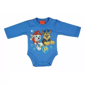 Hosszú ujjú baba body Mancs őrjárat mintával