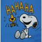 Hosszú ujjú vékony pamut rugdalózó Snoopy mintával