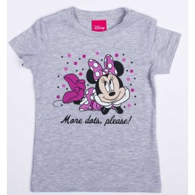 Rövid ujjú kislány póló Minnie egér mintával rózsaszín színben