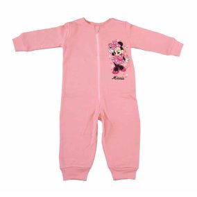 Overálos kislány pizsama Minnie egér mintával