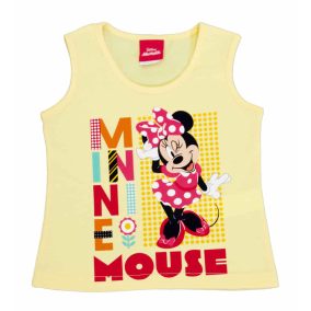 Pamut kislány trikó Minnie egér mintával pink színben