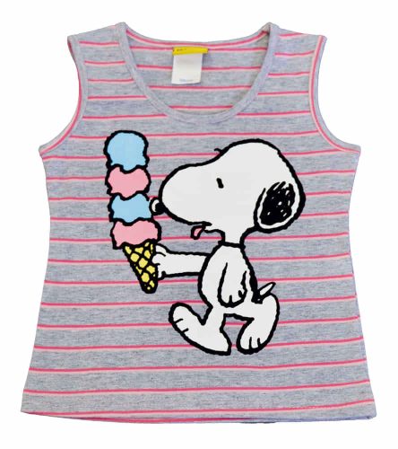 Pamut kislány trikó Snoopy mintával