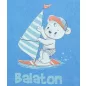 Rövid ujjú Balatonos vitorlás maci póló