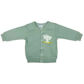 Pamut baba kocsikabát Elefántos mintával