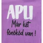 Feliratos rövid ujjú baba body