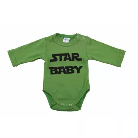 Star baby feliratos hosszú ujjú baba body