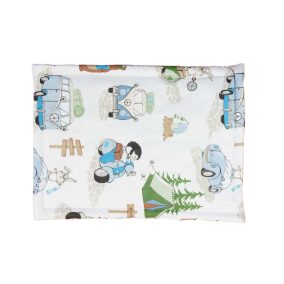 Mintás kispárna , Camping mintával 38 x28 cm