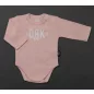 Dorko DRK mintával nyomott hosszú ujjú baba body