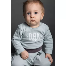 Dorko DRK mintával nyomott hosszú ujjú baba body