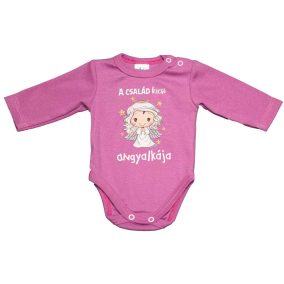 Hosszú ujjú baba body karácsonyi mintával