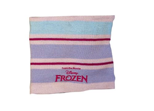 Bélelt kötött 3 részes sapka, kesztyű, sál szett Frozen/Jégvarázs mintával