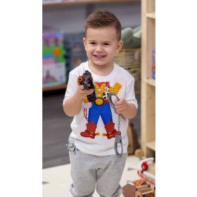 Farsangi Sheriff póló