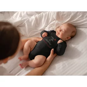 Hosszó ujjú valentin napi baba body