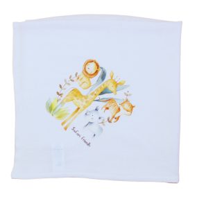   Textil tetra kifogó-törölköző szafaris mintával 140x140cm