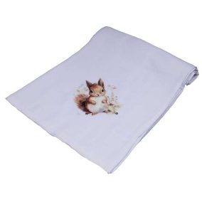   Textil tetra kifogó-törölköző mókus mintával 140x140cm