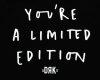 Rövid ujjú póló Dorko DRK "You're a limited edition" mintával