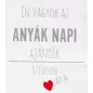 Rövid ujjú Anyák napi baba body