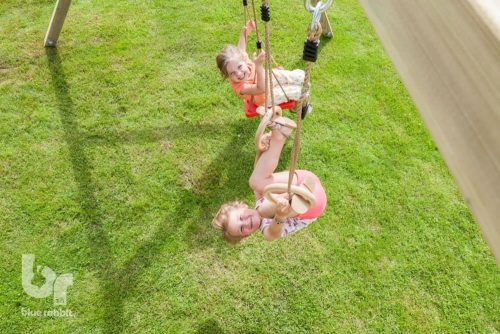 Blue Rabbit Freeswing kerti játszótér hintaállvány ajándék vágással