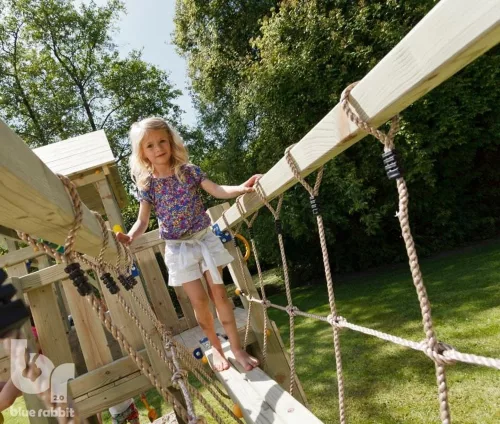 Blue Rabbit @bridge kerti játszótér modul ajándék vágással