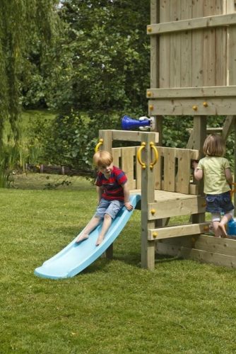 Blue Rabbit @platform kerti játszótér modul csúszdával és ajándék vágással