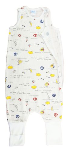 Ujjatlan tipegő hálózsák Vitorlás mintával 1 TOG