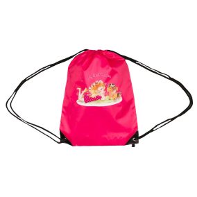 Zsinóros tornazsák Kislány unikornissal mintával