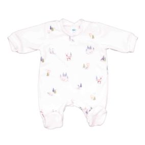 Hosszú ujjú plüss baba rugdalozó jegesmedvés mintával