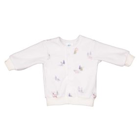 Plüss baba kocsikabát Jegesmedve mintával