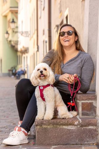 CURLI Kutyahám csatos Air-Mesh Ruby L, 8-13kg