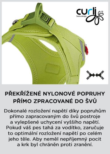 CURLI Kutyahám csatos Air-Mesh Black XL, 12-18kg