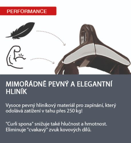 CURLI Kutyahám alma bőrből Brown M, 6 - 9 kg