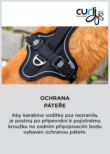 CURLI Kutyahám mágnessel Belka Comfort Black L, 25-35kg