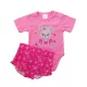 Nyári, kétrészes kislány szett rövidnadrággal